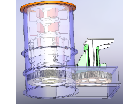 Vertical axis crusher SolidWorks 3D 3D Model