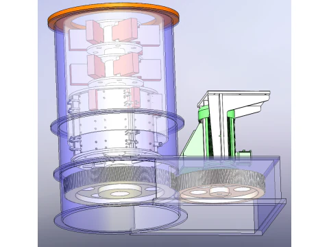 Vertical axis crusher SolidWorks 3D 3D Model
