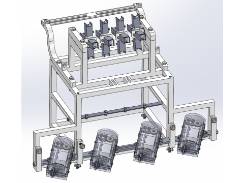 Union autotype automatische stalen staafbindmachine SolidWorks 3D 3D Model