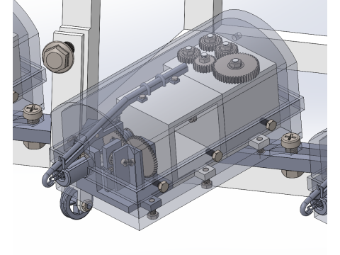 Automatyczna maszyna do wiązania prętów stalowych typu Union Car SolidWorks 3D Model 3D