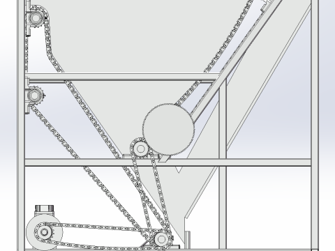 わら引き上げクラッシャー SolidWorks 3D 3Dモデル