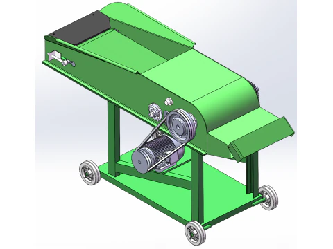 Straw crusher SolidWorks 3D 3D Model