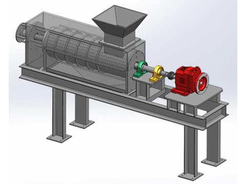 Спіральний прес SolidWorks 3D 3D Модель