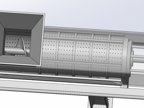 Спиральный пресс SolidWorks 3D 3D Модель