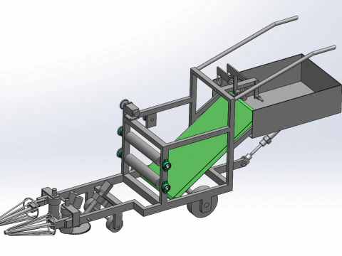 Leek Harvester SolidWorks 3D 3D Model