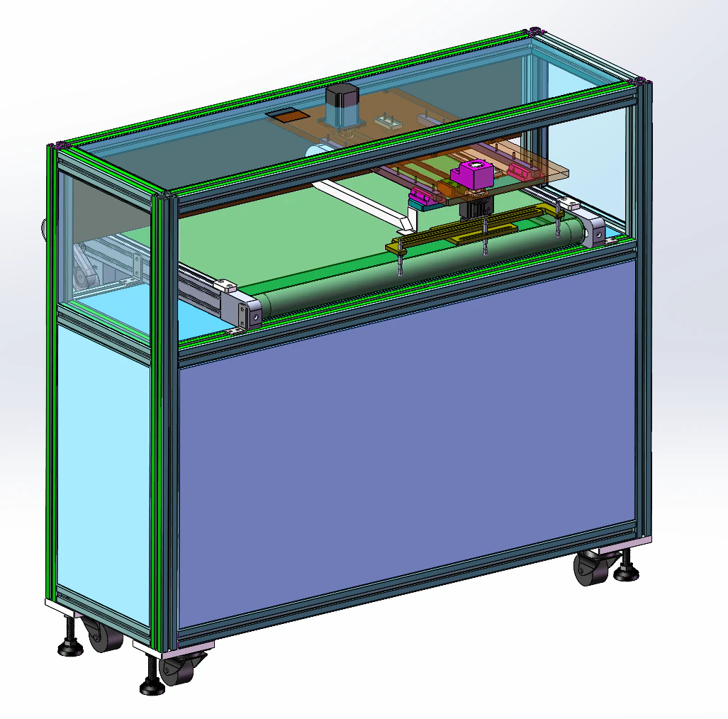 Maszyna odbierająca materiał SolidWorks 3D Model 3D .c4d .max .obj .3ds .fbx .stl .blend 