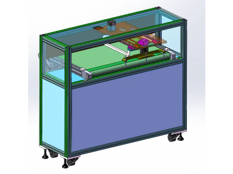 Машина прийому матеріалу SolidWorks 3D 3D Модель