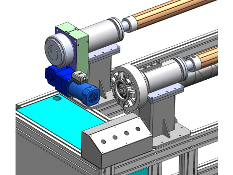 SolidWorks 3D Roll Conveyor 3D Model