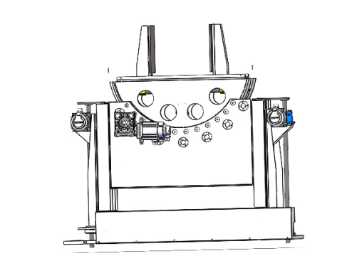 C-type transfer machine with curved motion capability SolidWorks 3D 3D Model