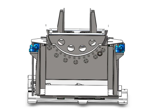 C-type transfer machine with curved motion capability SolidWorks 3D 3D Model