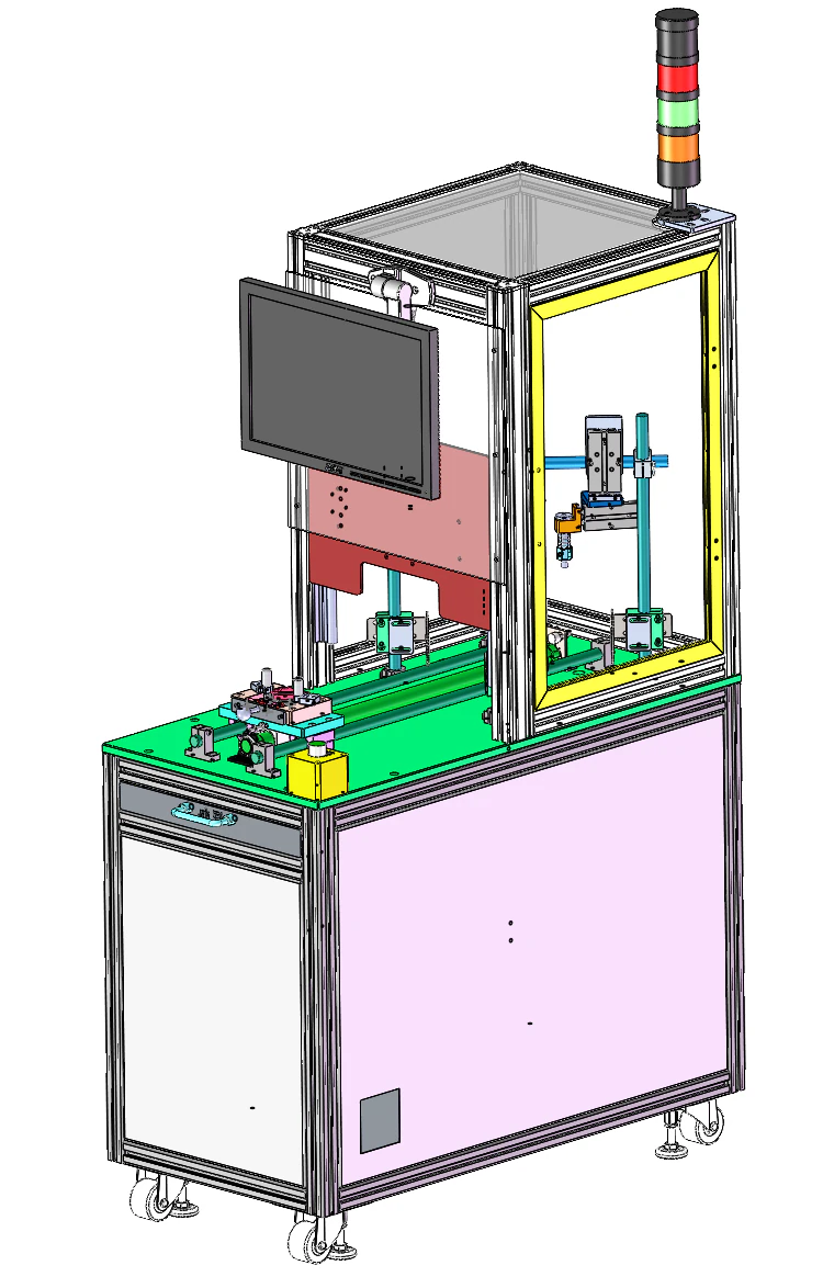Visual Inspection Bench SolidWorks 3D 3D Model .c4d .max .obj .3ds .fbx .stl .blend