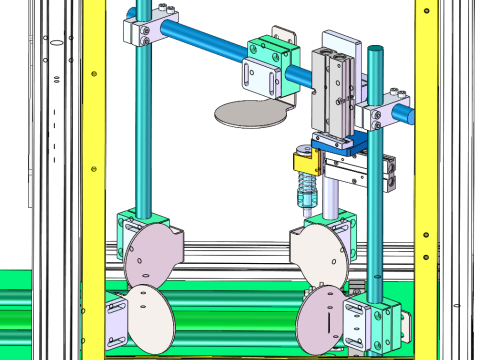 Görsel İnceleme Tezgahı SolidWorks 3D 3D Model