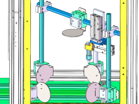 Visual Inspection Bench SolidWorks 3D 3D Model
