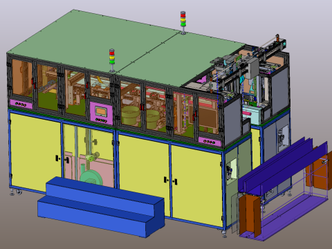 ブレーキライン製造機 SolidWorks 3D 3Dモデル