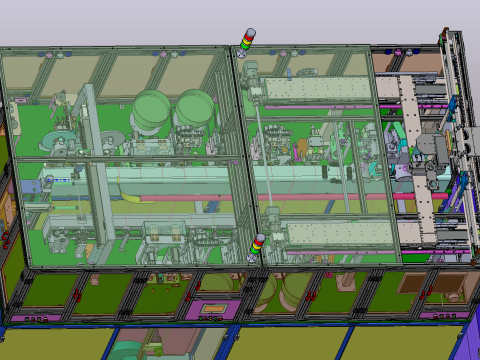 Машина для виробництва гальмівної лінії SolidWorks 3D 3D Модель