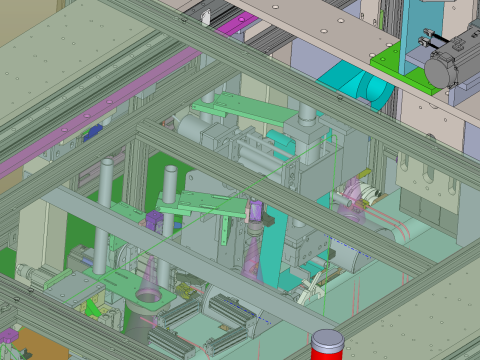 Машина для виробництва гальмівної лінії SolidWorks 3D 3D Модель