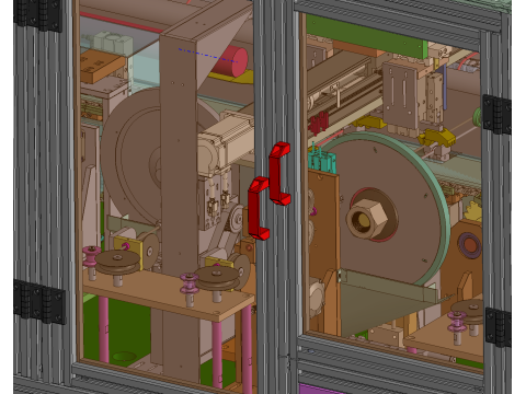 Машина для виробництва гальмівної лінії SolidWorks 3D 3D Модель