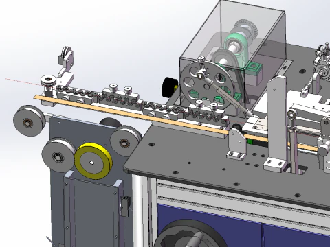 Three in one tile capacitor production line SolidWorks 3D 3D Model