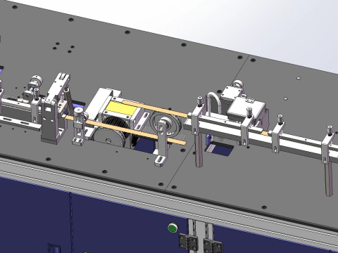 Three in one tile capacitor production line SolidWorks 3D 3D Model