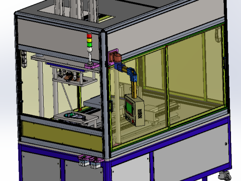 핫 플레이트 용접 스테이션 SolidWorks 3D 3D 모델