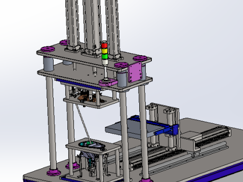 핫 플레이트 용접 스테이션 SolidWorks 3D 3D 모델
