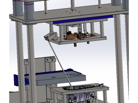 핫 플레이트 용접 스테이션 SolidWorks 3D 3D 모델