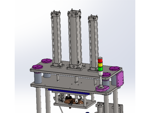 핫 플레이트 용접 스테이션 SolidWorks 3D 3D 모델
