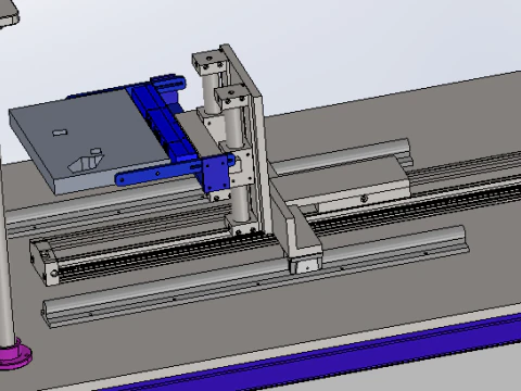 Hot plate welding station SolidWorks 3D 3D Model