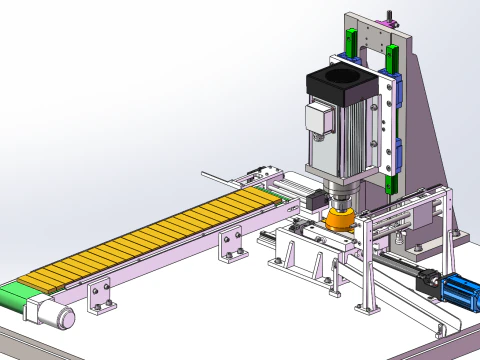 D228 Aluminum Rod Heating Furnace SolidWorks 3D 3D Model