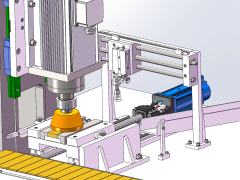 D228 Aluminum Rod Heating Furnace SolidWorks 3D 3D Model