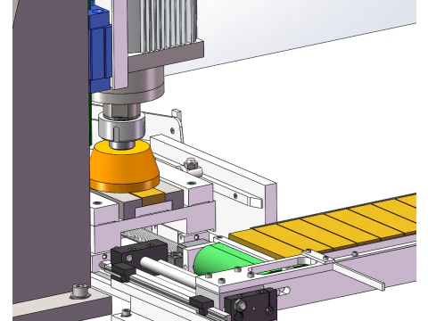 D228 Aluminum Rod Heating Furnace SolidWorks 3D 3D Model