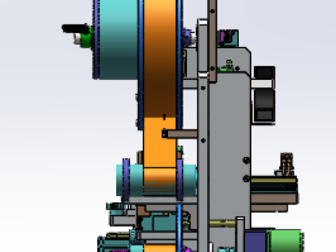 电子薄膜自动贴合设备SolidWorks 3D 3D 模型
