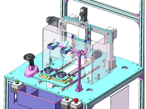 PCB thermische klinkmontage in SolidWorks 3D 3D Model