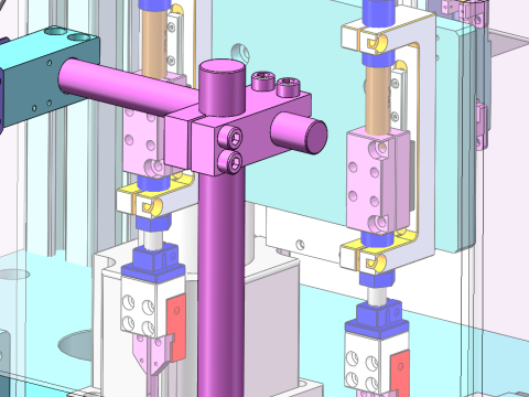 PCB thermische klinkmontage in SolidWorks 3D 3D Model