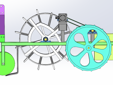 Urządzenie do recyklingu folii z tworzywa sztucznego SolidWorks 3D Model 3D