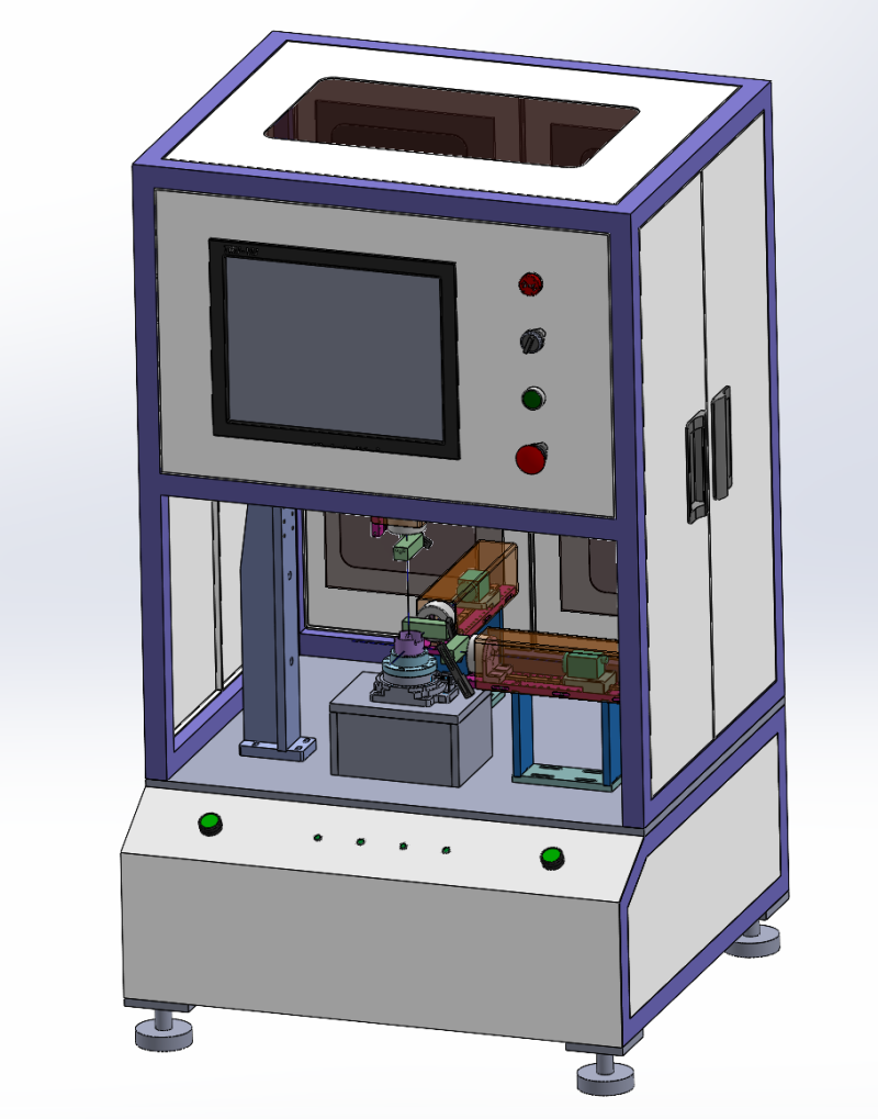 Одноточкове виявлення робочої станції оболонки двигуна SolidWorks 3D 3D Модель .c4d .max .obj .3ds .fbx .stl .blend 