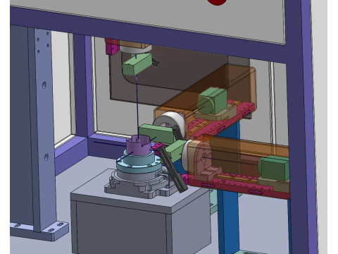 Single point workstation detection of motor shell SolidWorks 3D 3D Model