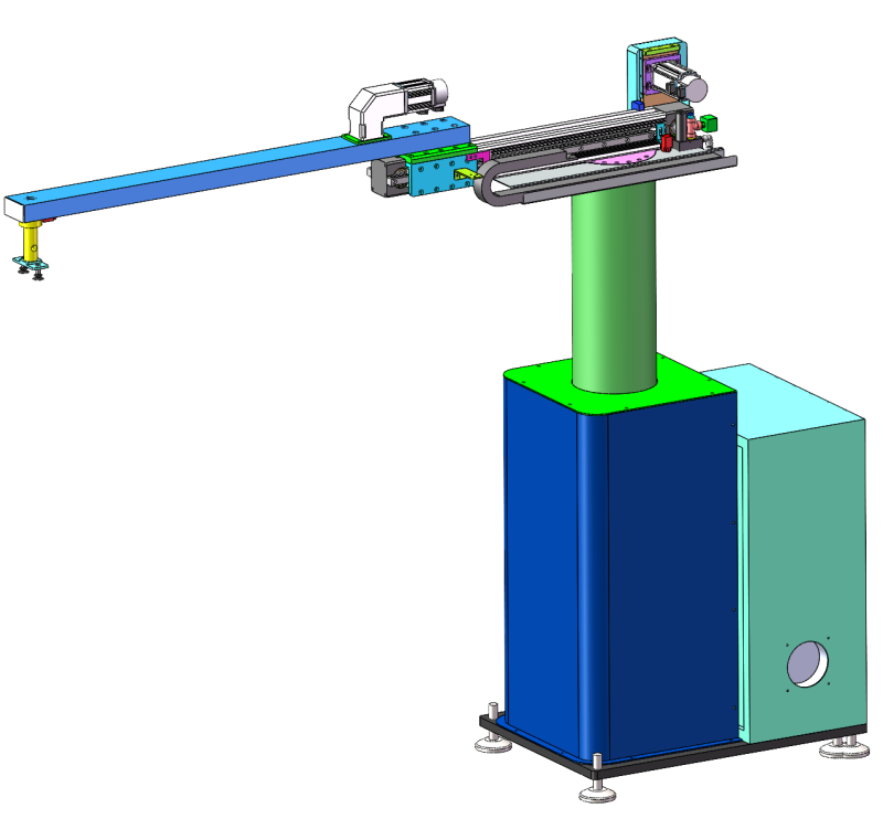 Stanzen, Be- und Entladen des Roboterarms SolidWorks 3D 3D Modell .c4d .max .obj .3ds .fbx .stl .blend