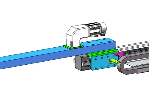 Emboutissage bras robotique de chargement et de d&eacute;chargement SolidWorks 3D Modèle 3D