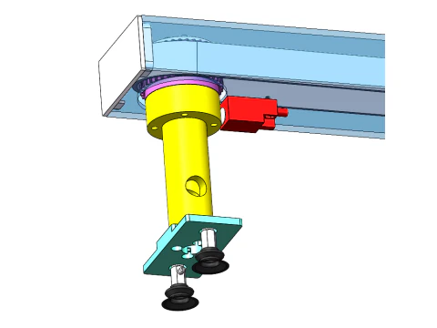 Emboutissage bras robotique de chargement et de d&eacute;chargement SolidWorks 3D Modèle 3D