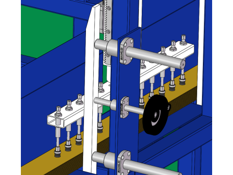 Macchina di alimentazione per stampaggio SolidWorks 3D Modello 3D