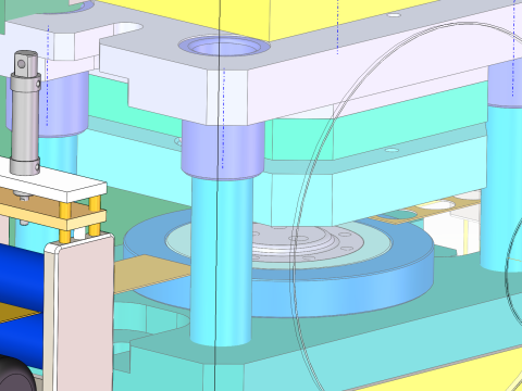 Macchina di alimentazione per stampaggio SolidWorks 3D Modello 3D