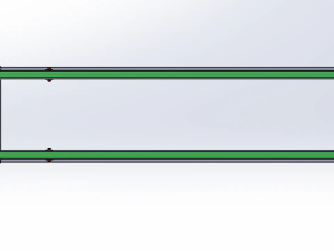 Tooth shaped synchronous belt left drive belt line SolidWorks 3D 3D Model