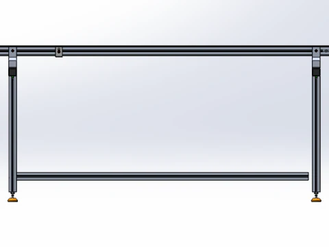 Tooth shaped synchronous belt left drive belt line SolidWorks 3D 3D Model