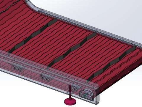 Convoyeur de levage à plaques à chaîne en forme de Z SolidWorks 3D Modèle 3D