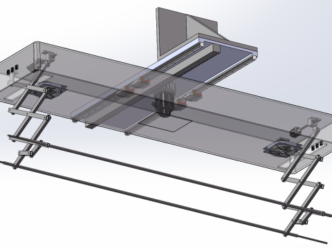 Gantungan baju elektrik multifungsi SolidWorks 3D Model 3D