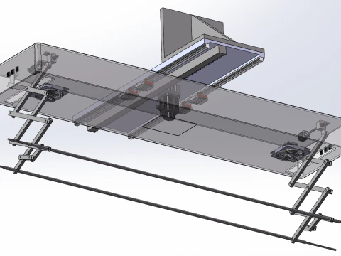 Percha el&eacute;ctrica multifuncional SolidWorks 3D Modelo 3D