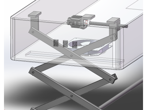 Percha eléctrica multifuncional SolidWorks 3D Modelo 3D