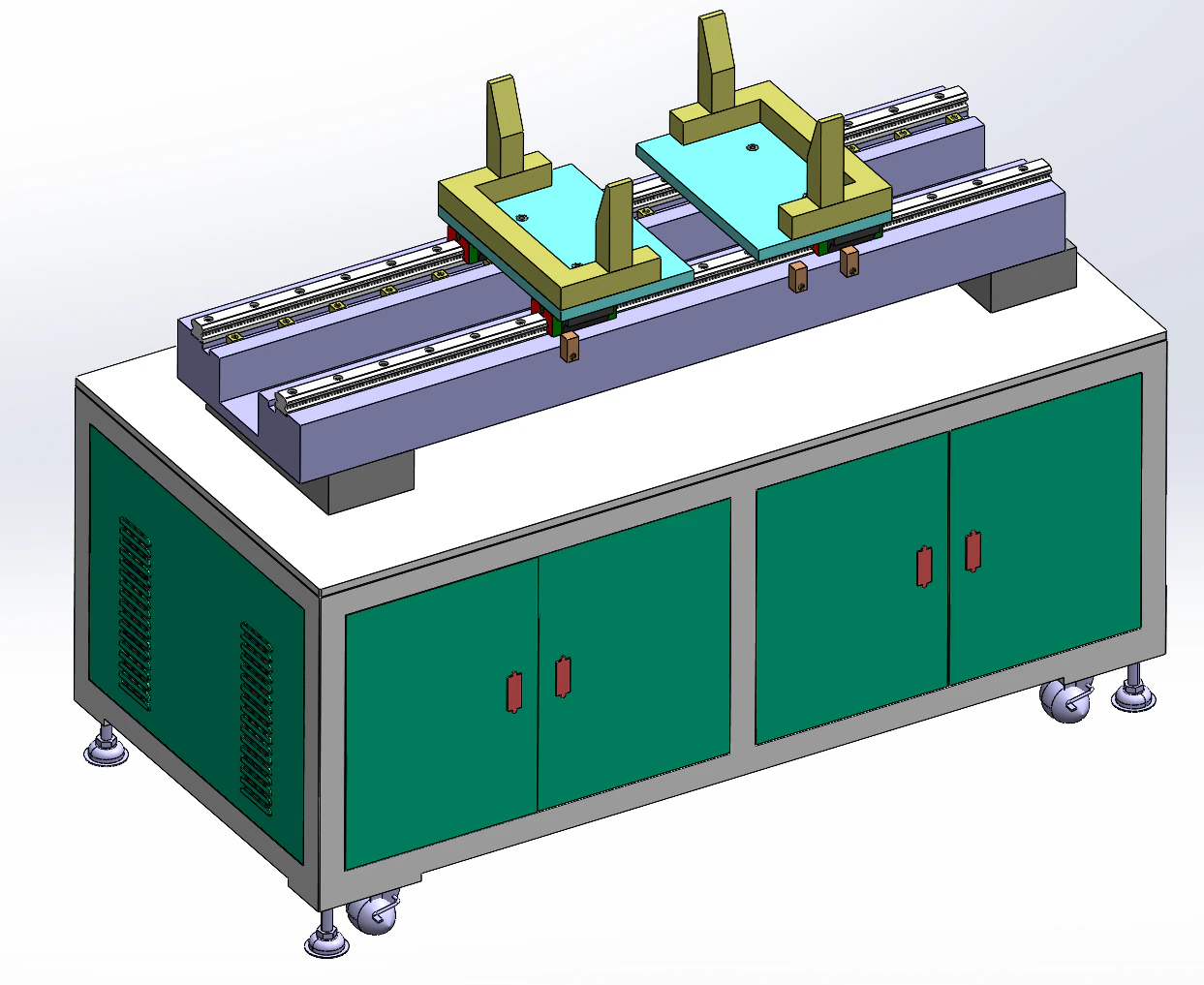 Engine test bench SolidWorks 3D 3D Model .c4d .max .obj .3ds .fbx .stl .blend