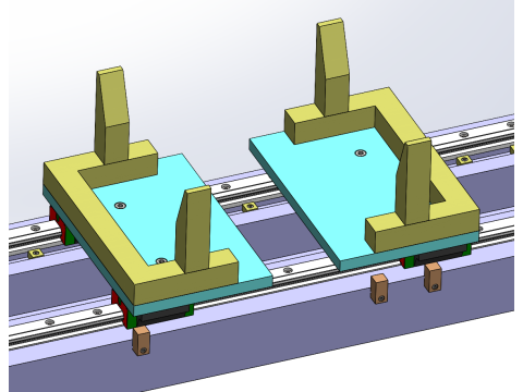Bangku uji mesin SolidWorks 3D Model 3D